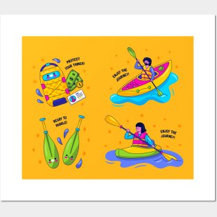 Kayak Lover Collection Posters and Art